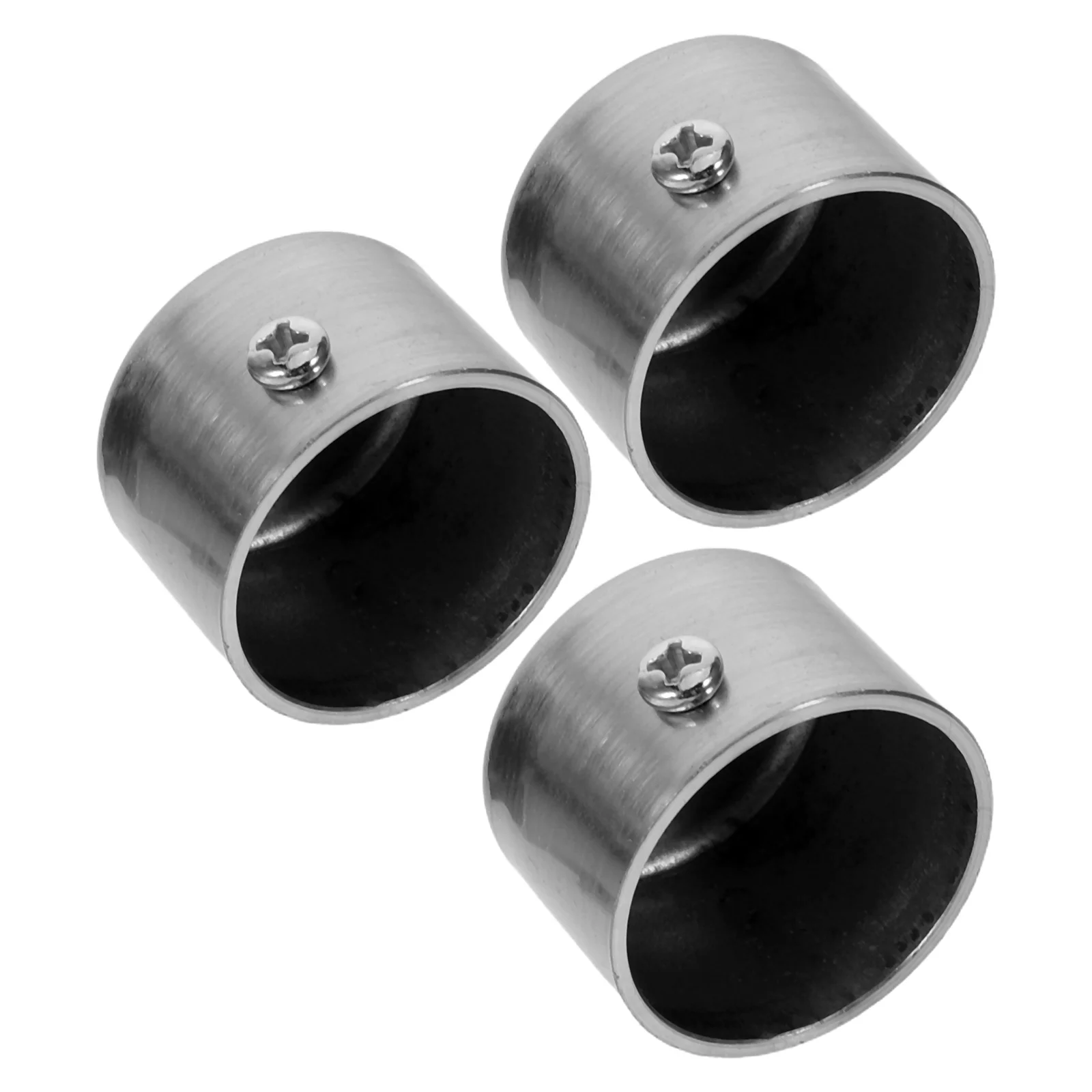 

2Pcs Roman Rod End Caps Decorative Alloy Curtain Rod Finials Replacement Metal Curtain Pole End Caps for Living Room Bedroom