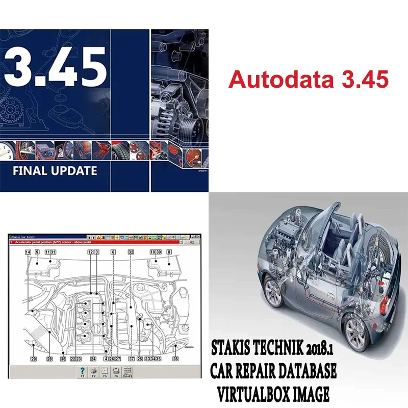 

Hot sale AutoData 3.45 wiring diagrams data install video autodata software easy install car software fee help install auto data