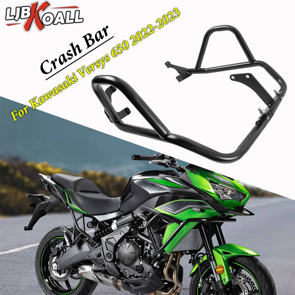 

For Kawasaki Versys 650 2022-2024 2023 Highway Crash Bar Engine Guard Frame Falling Protection Bumper Versys650 Moto Accessories