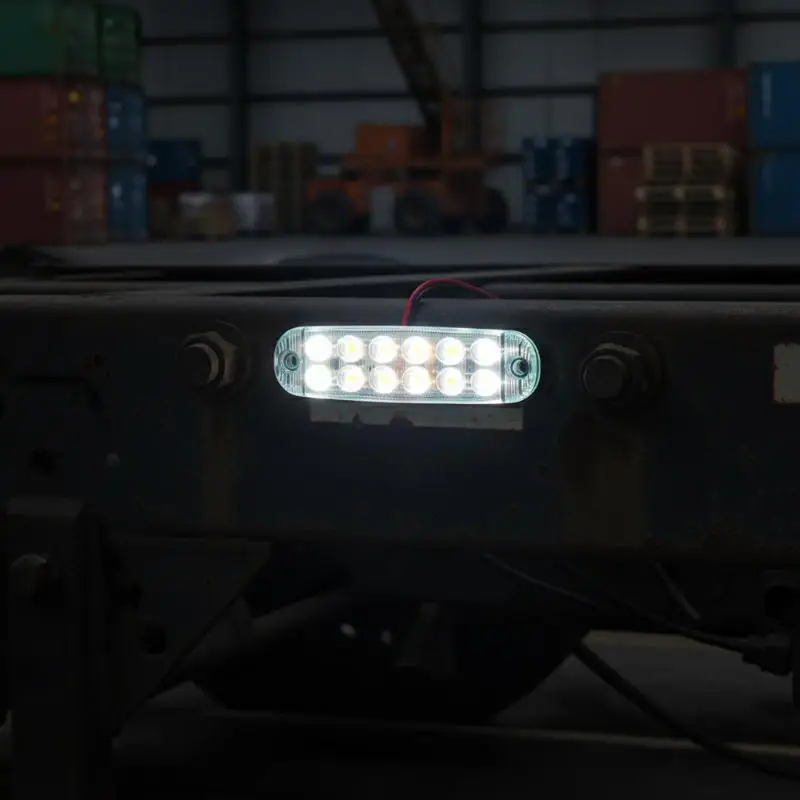 

1Pc 12 LED Clearance Lights LED Flashing Warning Light 12V-80V RVs Trailer Car Truck Signal Lamp Indicator Light Traffic Lights