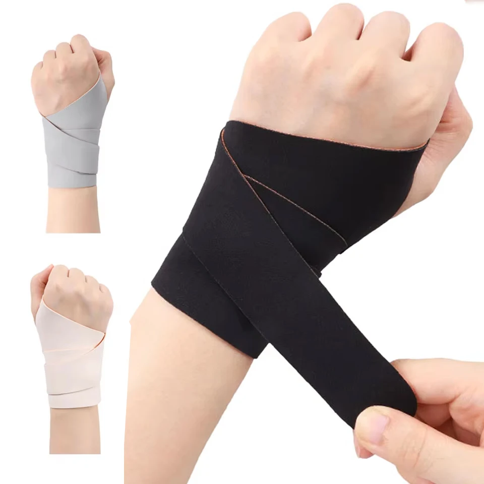 Ultra Thin Wrist Guard, Circumferential Compression Brace for Tennis Badminton, Wrist Sprain & Tendon Strain Sports Support