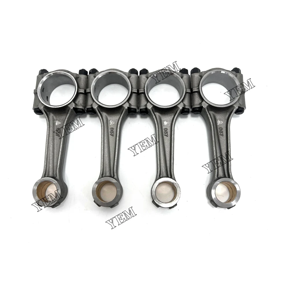 4x For Mitsubishi 4D33 Diesel engine Parts Connecting Rod