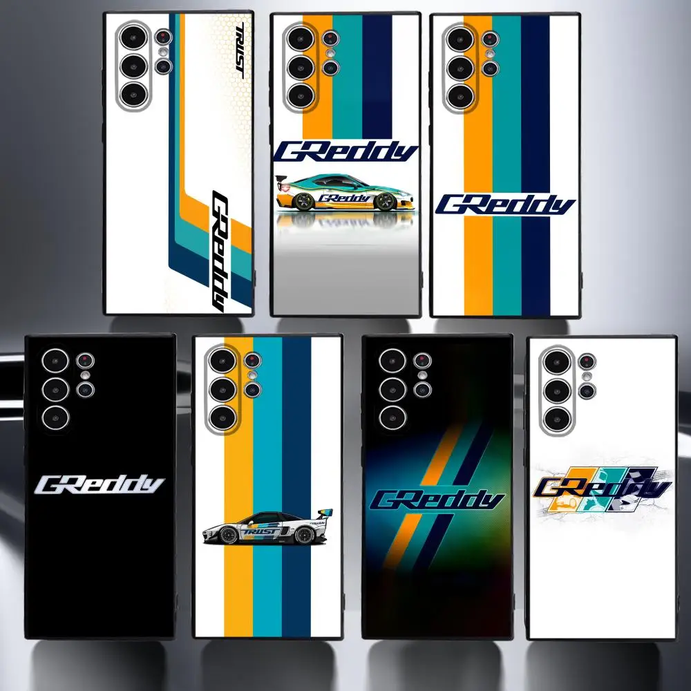 Fashion Car G-Greddy Phone Case for Samsung S series s20 s21 s22 s23 s24 FE Plus Ultra TPU Soft to Skin-friendly case