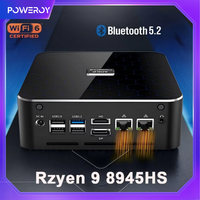 AMD Rzyen 9 8945HS Mini PC Gamer Ryzen 7 8845HS 2xDDR5 2xPCIe4.0 Max 4TB Dual 2.5G LAN Gaming PC Computer NUC WiFi6 BT5.2