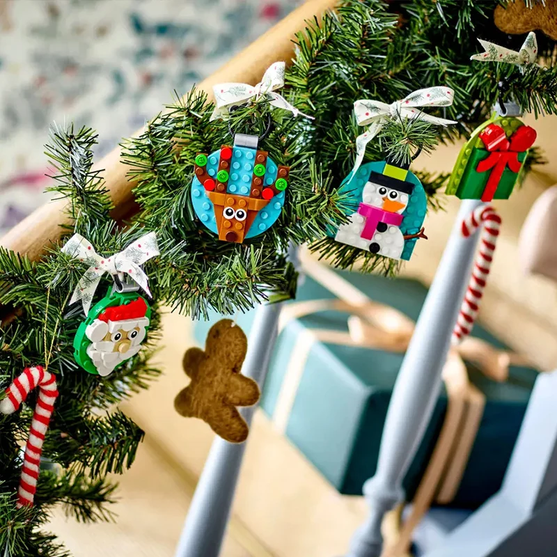 LEGO Building Blocks Splicing Box Series 40744 Christmas Pendant Splicing Blocks Children's Toy Gift