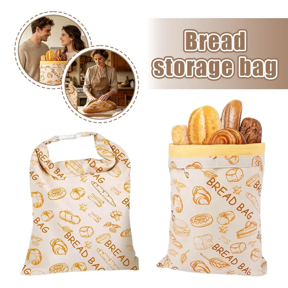 

Large Homemade Drawstring Bread Bag ,Reusable Beeswax Bread Bags, Food Grade Storage Bag for Homemade Bread, Sourdough, Bag