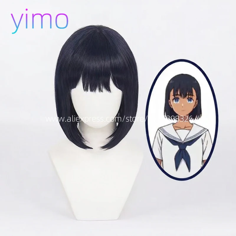 

Summ mertii me Renderings Ogino Kokoro with blue shoulder-length curly hair cosplay wig