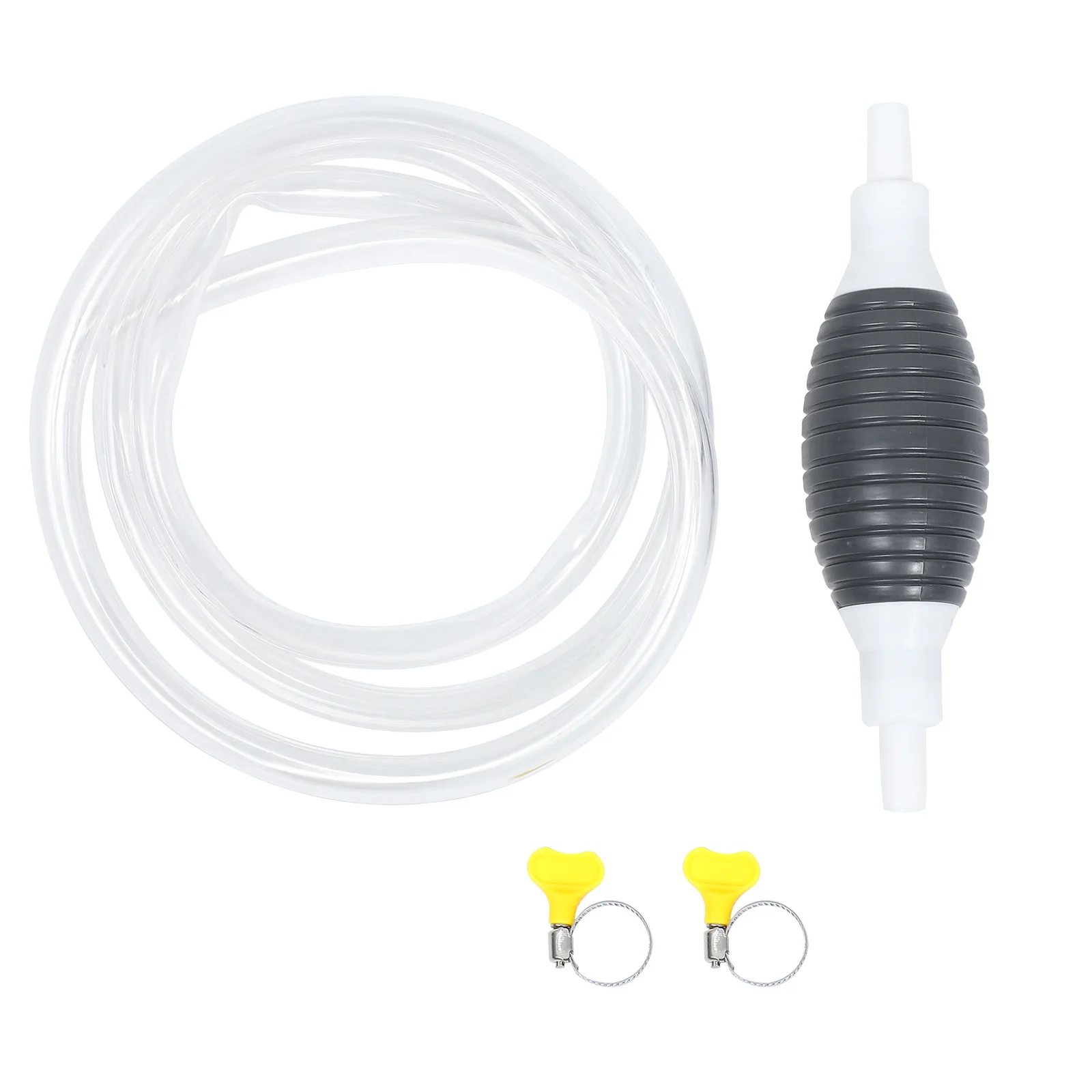 

Portable H Fuel Transfer Pump Siphon Hose for Car Fish Tank Emergency Gasoline Oil Water PE Manual Pump
