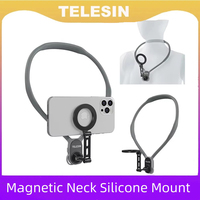 TELESIN Magnetic Neck Mount Max Silicone Quick Release Hold for Iphone 10 11 12 13 14 15 SAMSUNG HUAWEI XIAOMI Phone Accessories