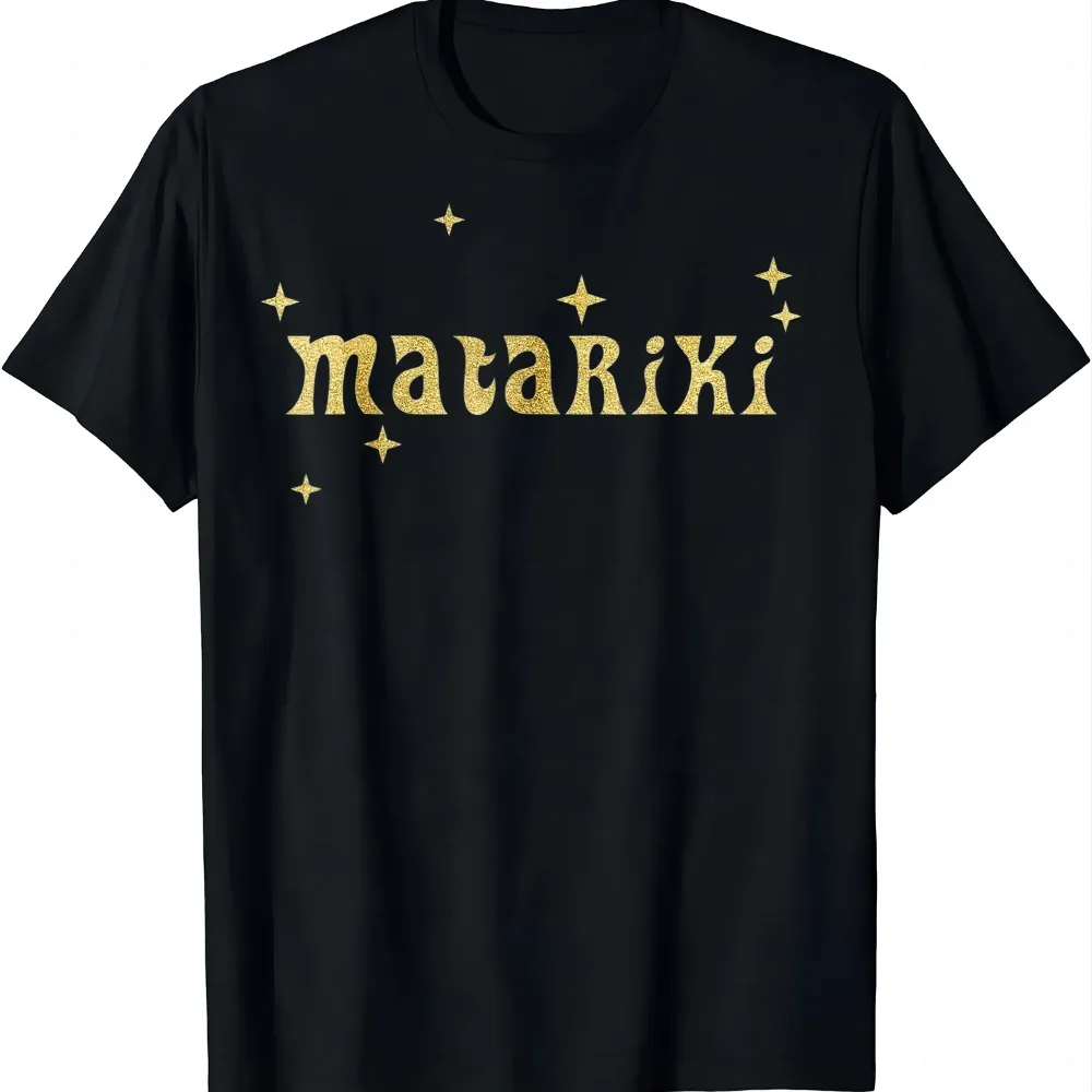 Camiseta Maori de Nueva Zelanda - Matariki 7 estrellas 1a - Camiseta divertida para fanáticos, ropa de calle de verano unisex, camisetas gráficas, Ropa Hombre
