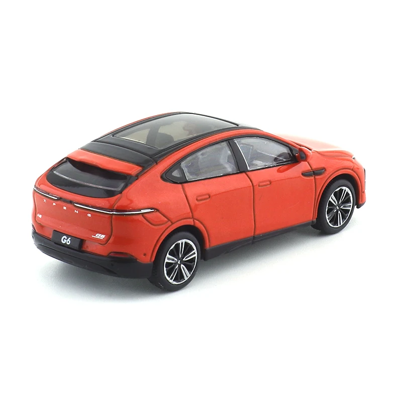 XCARTOYS 1/64 T11-15  Xiaopeng G9-Orange  Alloy Diecast Car Model Ornaments Cas Toys Gift Decorations