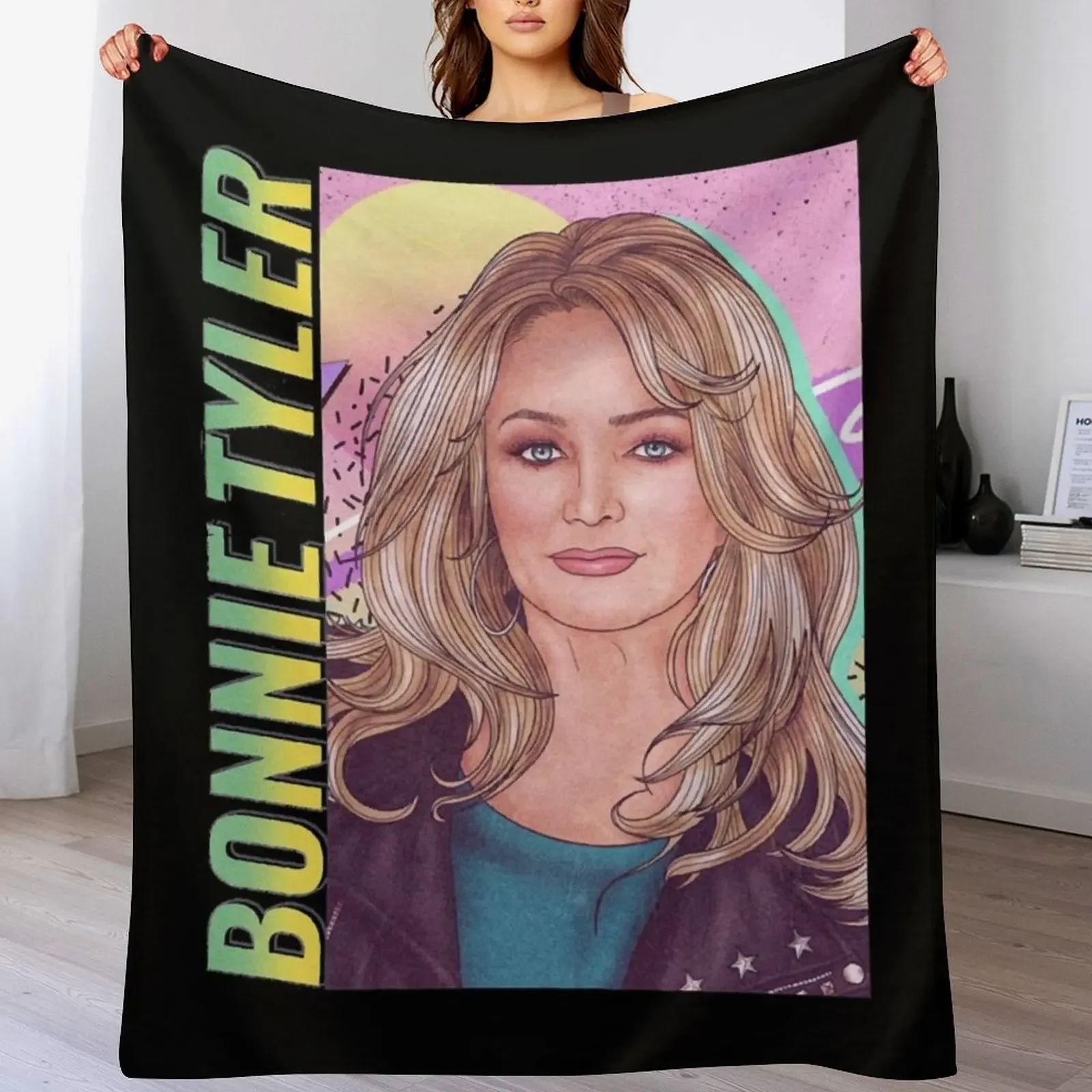 

Bonnie Tyler Throw Blanket sofa bed Polar Blankets For Baby Plaid on the sofa Blankets