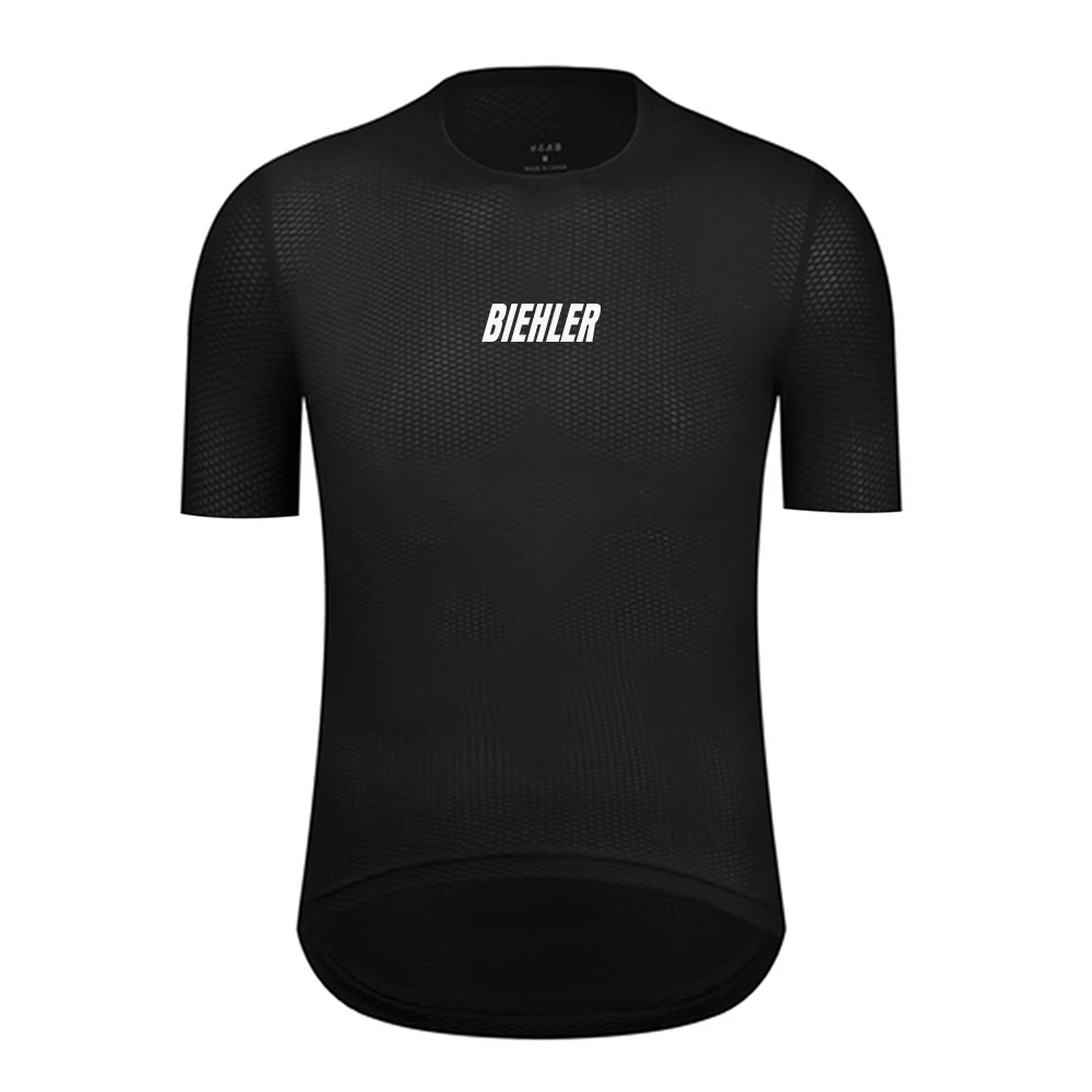 BIEHLER Men\'s Cycling Undershirt Cycling Bottoming Short Sleeve Keep Breathable Cycling Short Sleeve Clothing Jersey Cycling