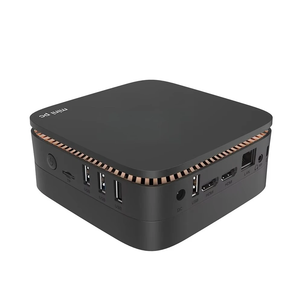 

AK1 J3455 4G 32G KD Player Mini Pc 4k Tv Box With Smart Set Top Box Projector With Win 10 Dual HD Auto Power On Computer Deskt