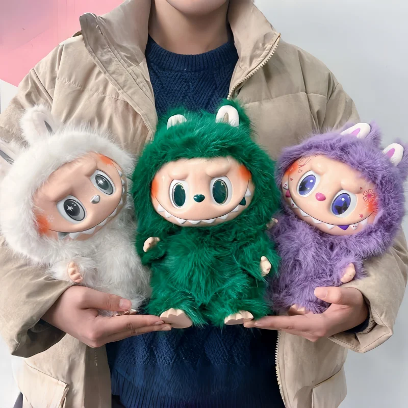 

High Quality 38cm The Monster Labubu Series Zimomo Big Angel Creative Doll Vinyl Pendant Doll Model Replica Toys Birthday Gift