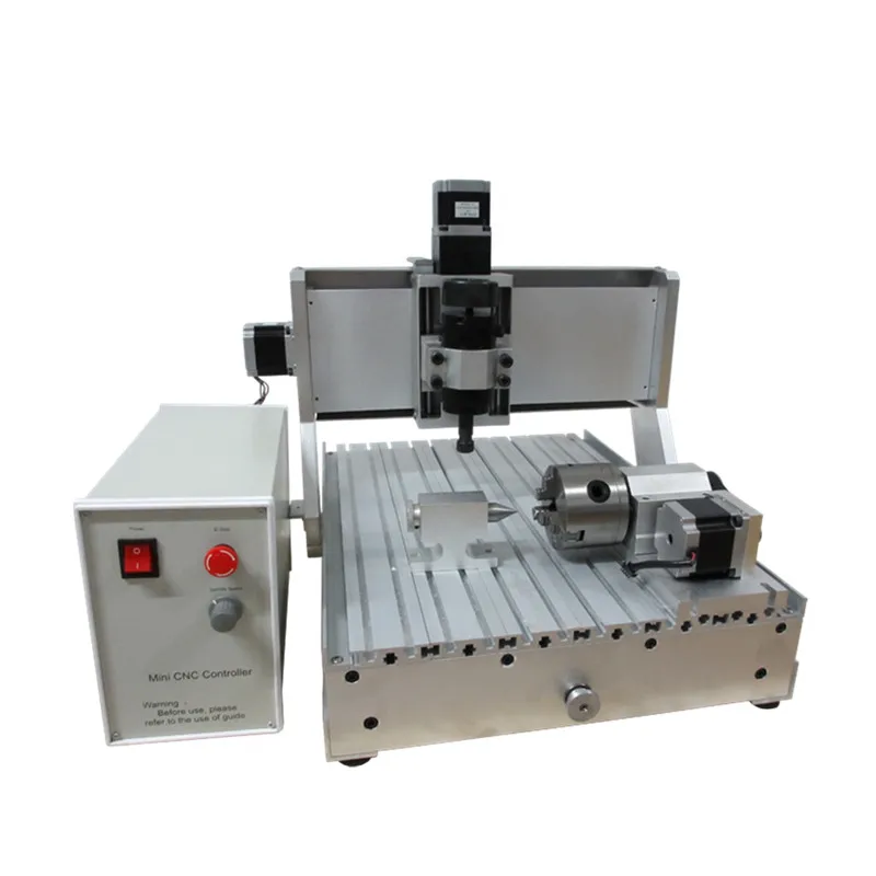 

4 Axis Cnc Wood Engraving Machine LY 3040 500W Spindle USB Assembled Cnc Router PCB Woodworking Cutting Machine