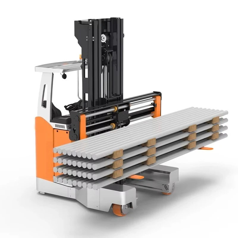 Electric Multi Directional Forklift Truck Rotating Forks Pallet Stacker Pallet Packing
