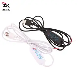 1.5M USB 5V LED trójkolorowy ściemniacz kabel przełącznika ściemniacz 4-kontroler klucza 2CH dla niskiego napięcia LED ct Bicolor Light