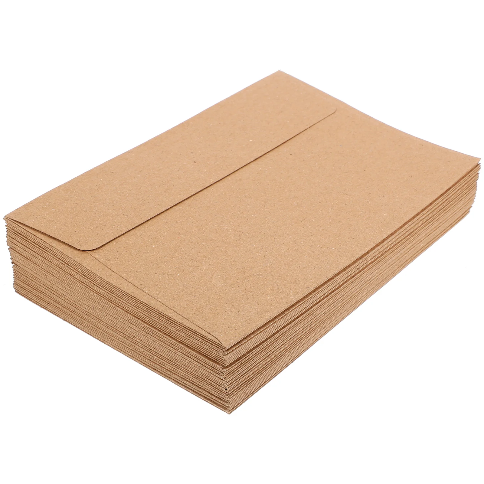 50 Pcs A4 Invitation Envelope Blank Envelopes Greeting Cards Kraft Paper Household Self Seal Wedding Party Storage Letter