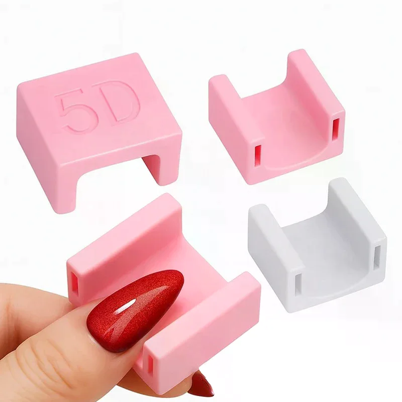 U-shaped Creative Nail Art Cat Eye Magnet For 5D Cat Eye Gel Effect Wide Light Anti-slip Nail Props Tools Gel Special Nail DIY