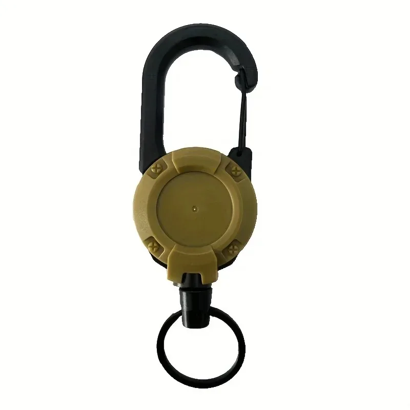 1/2/4 Stück ausziehbare, einziehbare Halterungen, Schlüsselanhänger, robuste Clip-Halterungen mit Karabiner, Schlüsselanhänger für Herren, Outdoor-Taschen – Detail 8
