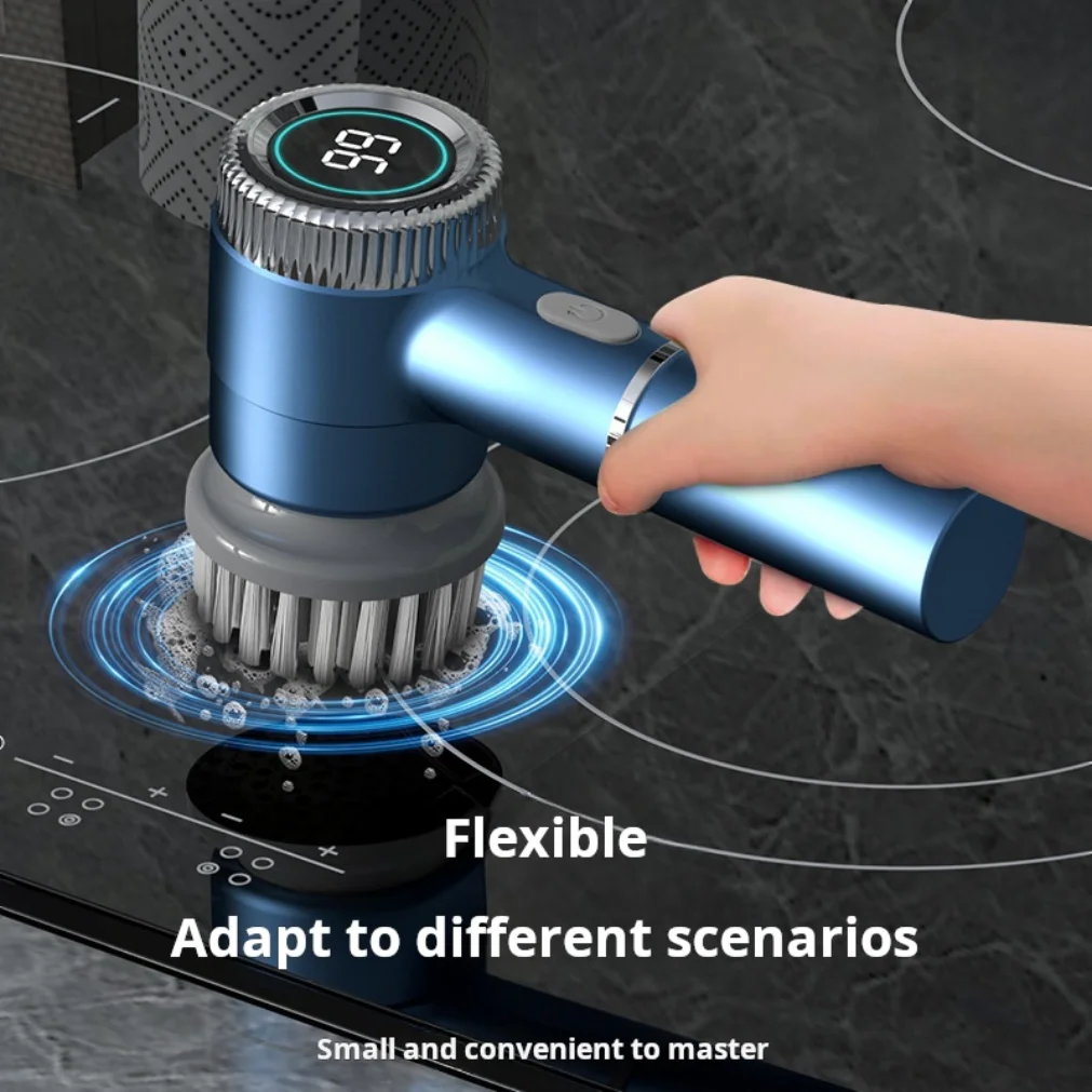 

ultifunctional Electric Cleaning Brush, Wireless Household Dishwashing Brush, Shoe Cleaning Tool, Bathroom Cleaning Brush2025new