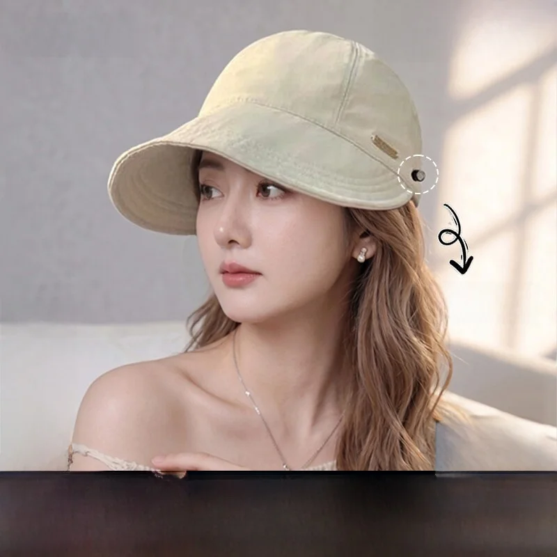 viney-sombrero-de-proteccion-uv-para-mujer-estilo-pescador-ajustable-con-visera-redonda-para-verano-informal-y-a-la-moda