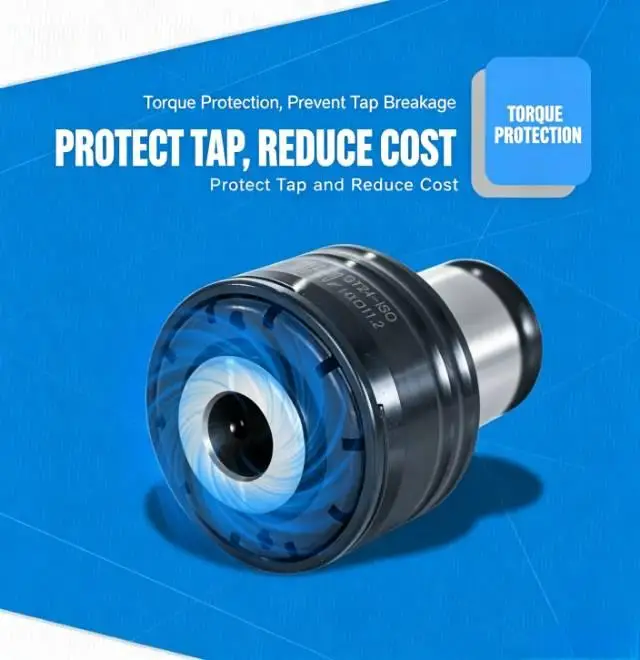 GT24 Chinese Standard Tapping Collet Chuck, M14‑M36 Flexible Tap Holder