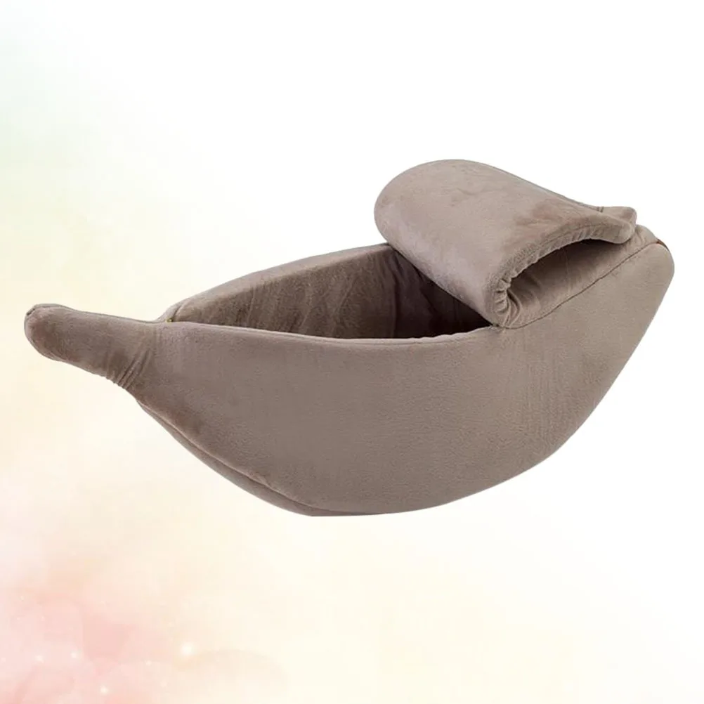 

Shape Dog For Pet House Cat Puppy Dog Cat House Bed Cozy Sleeping Pad Indoor Pet Bed Outdoor Use Khaki S
