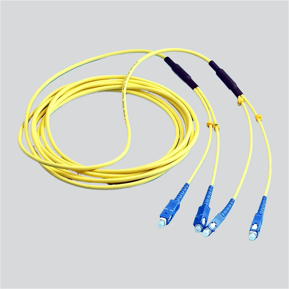 

1PCS Double Core Printer Fiber SC/UPC Fiber Cable UPC/SC 4M Simple X 3.0mm PVC Fiber Patch Cable for Large Format Printer