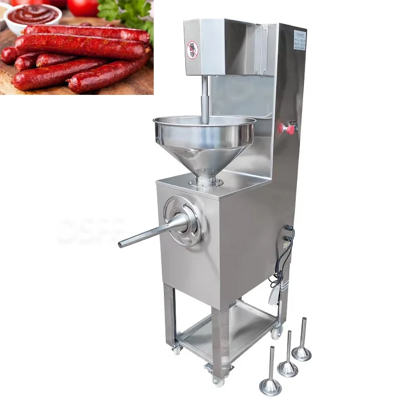 Fully Automatic Electric Vegetarian Chicken Sausage Filler, Commercial Sausage Filler, Meat Filling Machine