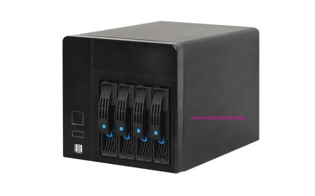 4-bay NAS storage desktop office computer server ITX interstellar snail hot swappable chassis