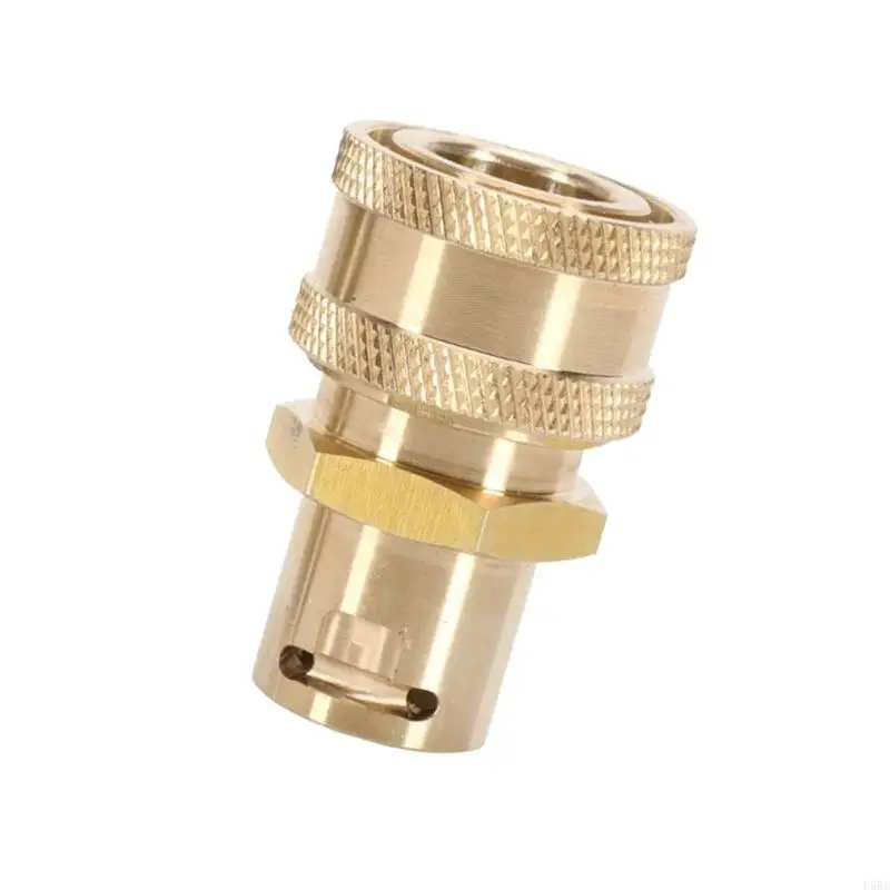 D5BE مهايئ خرطوم غسالة الضغط العالمي تصميم التوصيل السريع تركيبات نحاسية لأنابيب 9 ​​مللي متر شديدة التحمل وسهلة التركيب