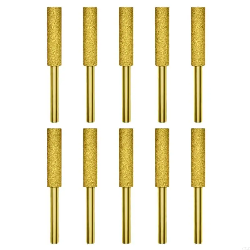 10pcs/set chainsaw acido cumpellatura pietra macinazione per metallo in lega C7AC