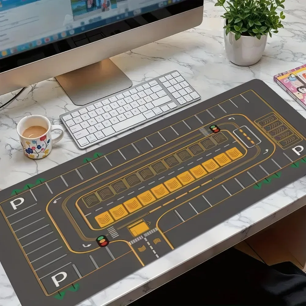 Aménagement du parking, grands tapis de jeu, en caoutchouc naturel, antidérapants, tapis de bureau, tapis de souris