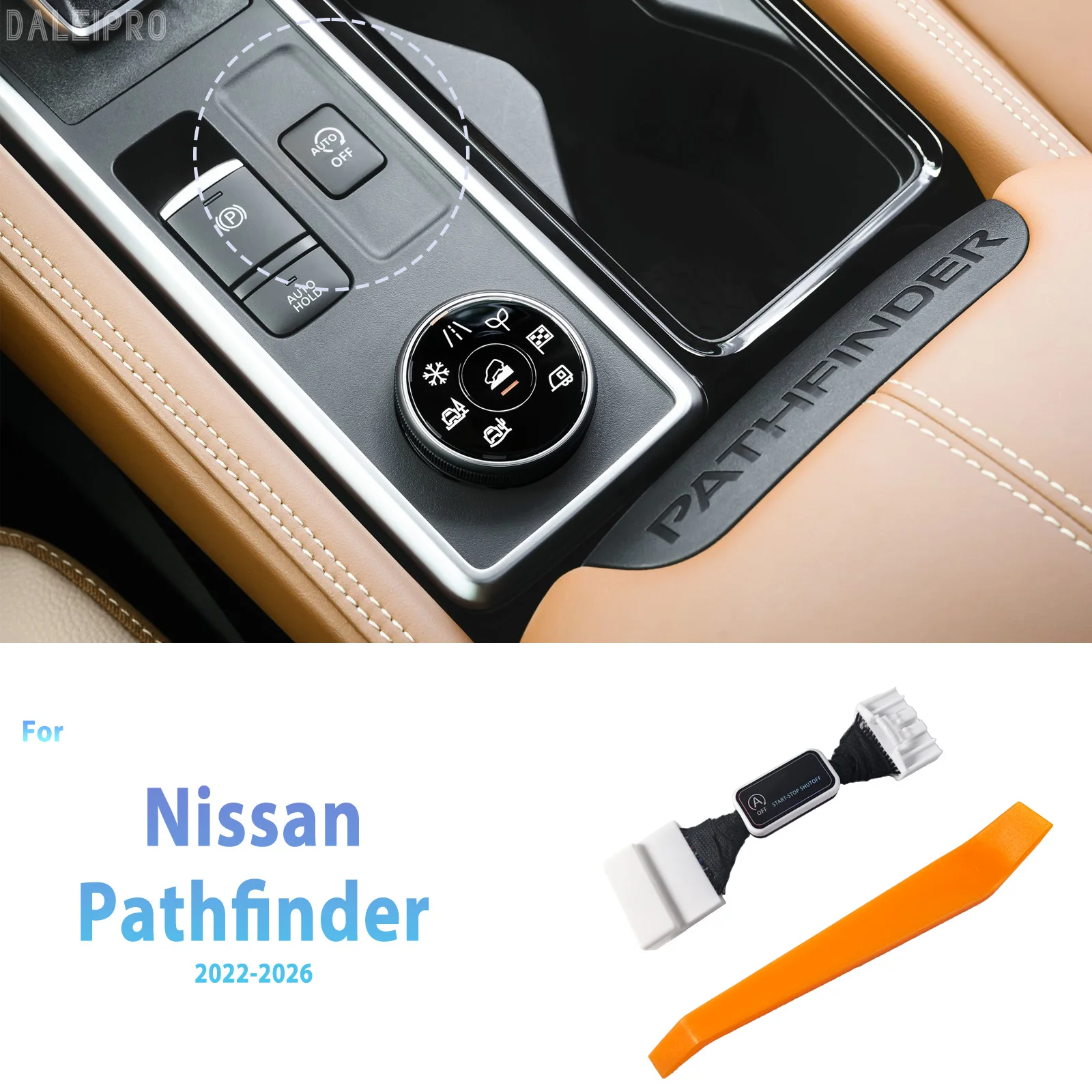 For Nissan Pathfinder 2022-2024 2025 2026 Automatic Stop Start Engine System Memory Module Cancel Car Auto Start Stop Switch