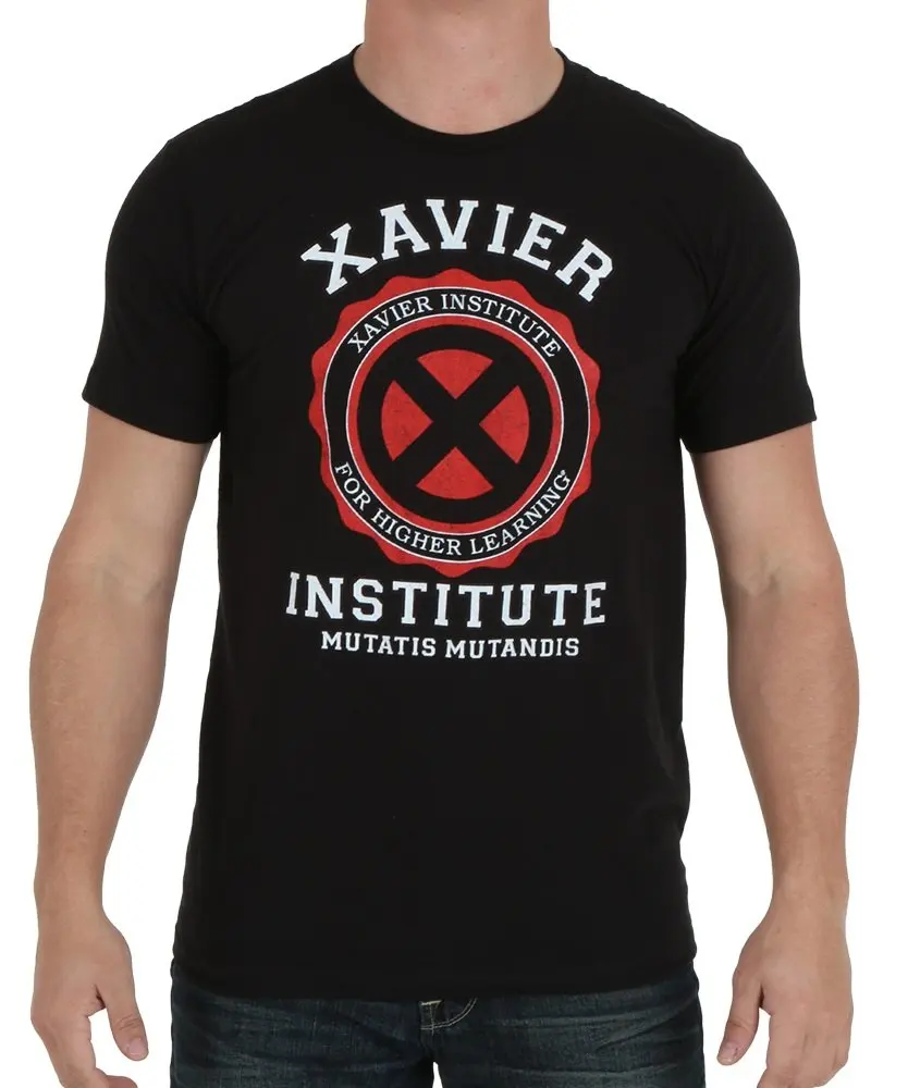 

Xavier Institute for Higher Learning Mutatis Mutandis Black Adult T-Shirt (Small)