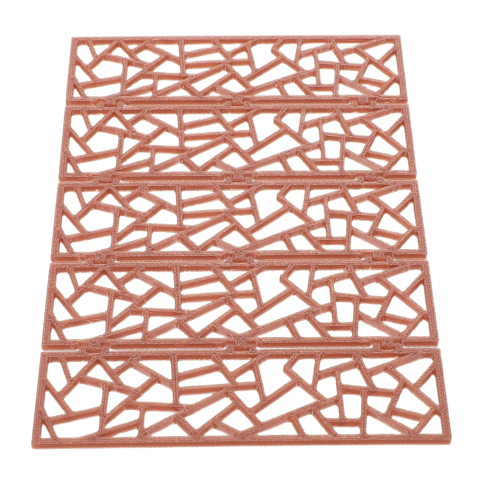 Chinese Style Wood Screen Mini Folding Decorative Screen 5 Inch Small Room Divider Desktop Privacy Panel Micro Landscape