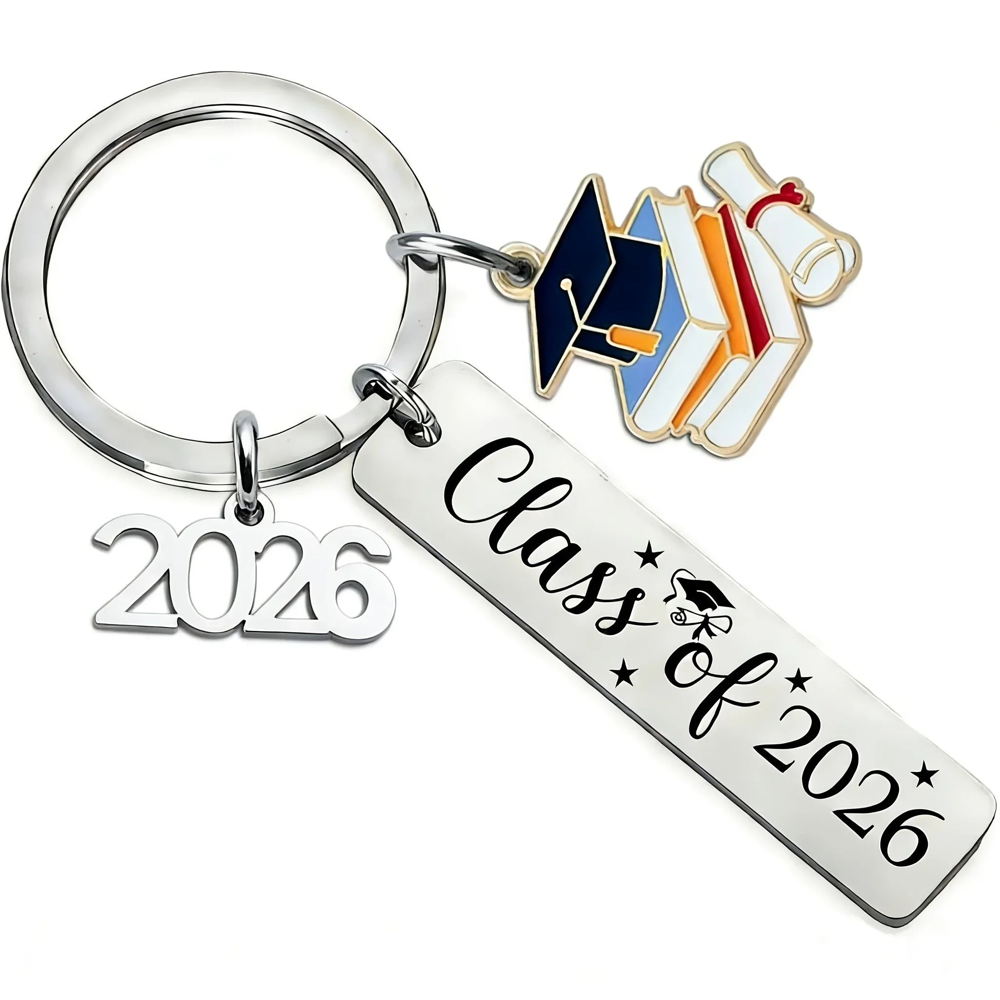 

1Pc Graduation Keychain, Exquisite 2026 Graduation Gift, Unisex Souvenir for High School and College Graduates