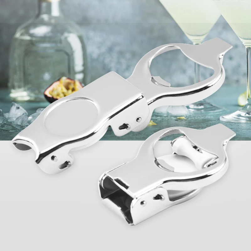 Multifunctional Bottle Opener With Sealed Lid Stainless Steel Labor-Saving Beer Opening Tool Kitchen Accessories For Home Bar