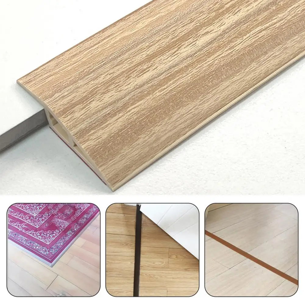 Waterproof Floor Transition Strip Non-slip Pvc Threshold Ramp for Doorways Carpet Tile Self-adhesive Floor Transition Strip