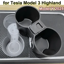 for Tesla Model 3 Highland 2024 Slot Slip Drink Bottle Limiter Accessories Ashtray Model Y 2025 Center Console Cup Holder Insert