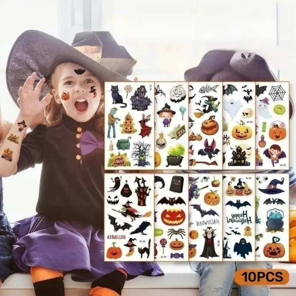 Bloody Scars Halloween Temporary Tattoos Scar Spider Design Waterproof Tattoo Stickers Spider Scar DIY Lifelike