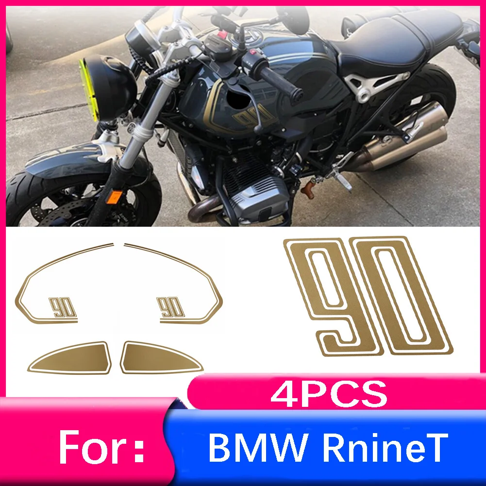 

PVC Motorcycle Tank Sticker Decal Cover For BMW RnineT Pure Racer Scrambler Decorative Trims