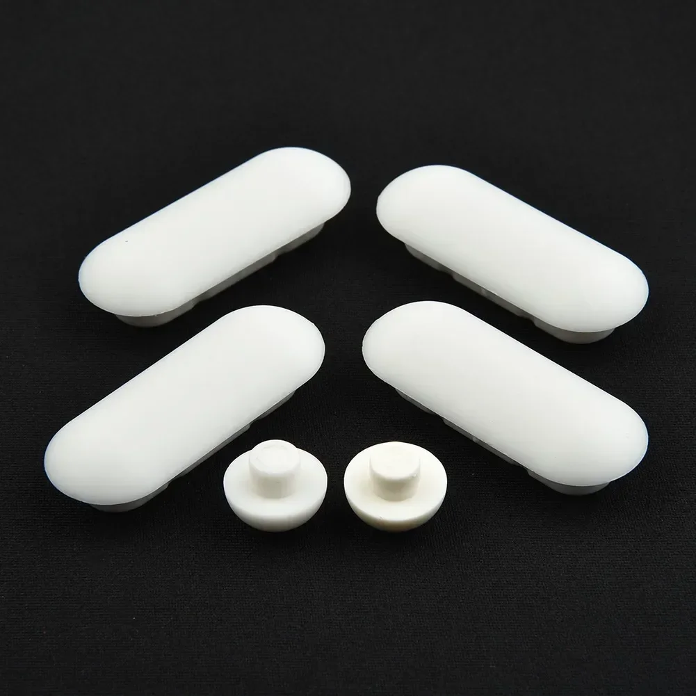 6 Pcs Toilet Lid Cushion Brand New Toilet Seat Cushion Rubber Pad Buffers Pack White Stop Bumper Type Shocks Absorber