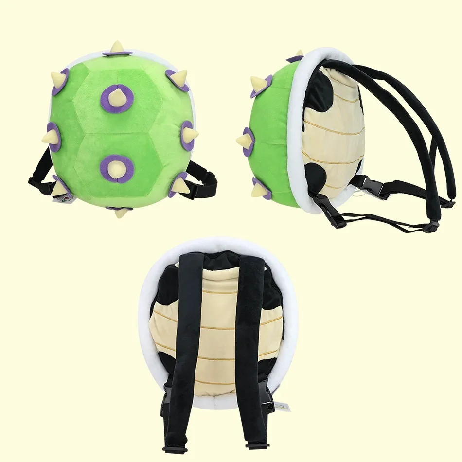 Anime Koopa Troopa Bowser Lemmy Ludwig Plüsch-Rucksack Schildkröten-Schale Gefüllte Plüschtiere Cartoon-Schultaschen Halloween-Deko-Geschenk – Detail 6