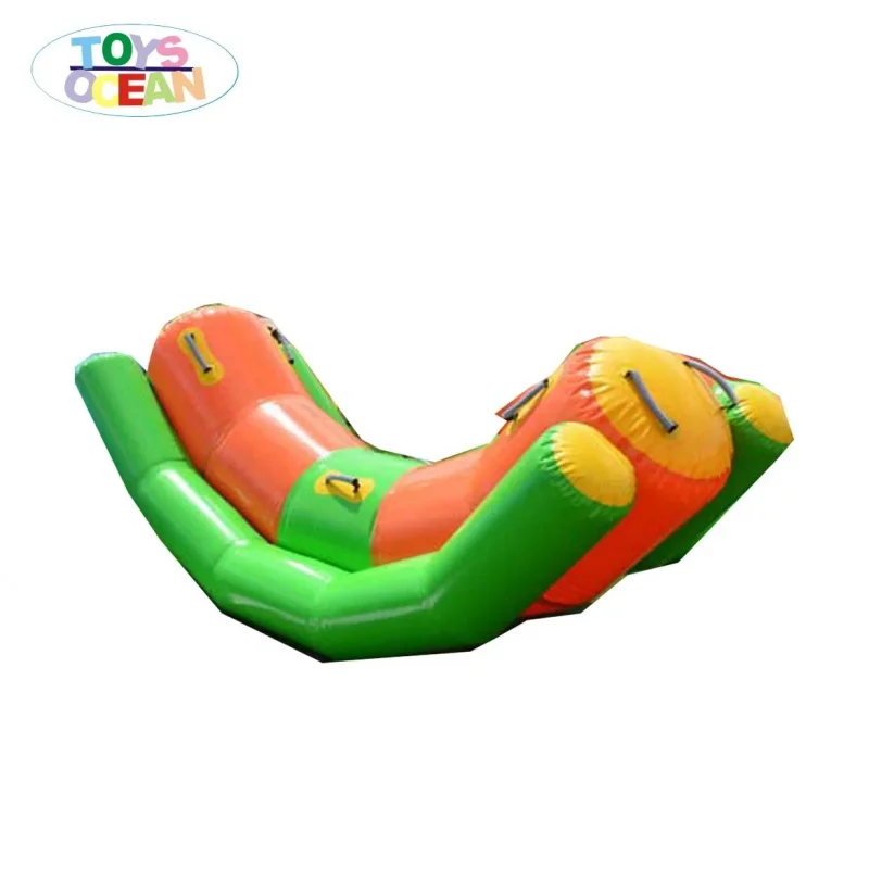 Mini Inflatable Water Teetertotter Seesaw for Adults and Kids Rocking Toys Games 1 Piece MOQ