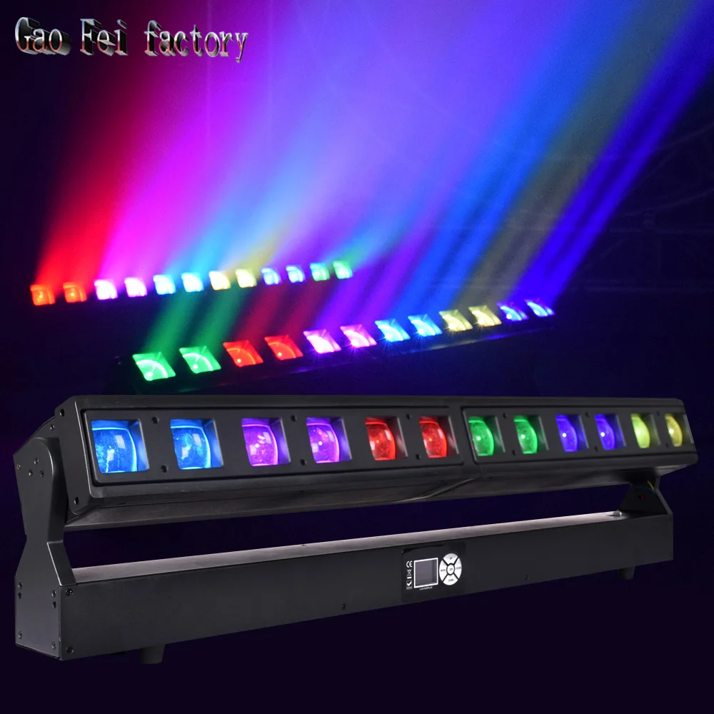 

DJ 12x40W Pixel Bar Light Led Moving Head Beam Lights Zoom Wash Effect RGBW 4in1 For DJ Nightclub Disco Stage Events