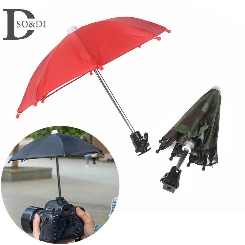 Guarda-sol para câmera dslr, 27cm, suporte chuvoso para câmera geral, guarda-chuva, acessórios para fotografia ao ar livre