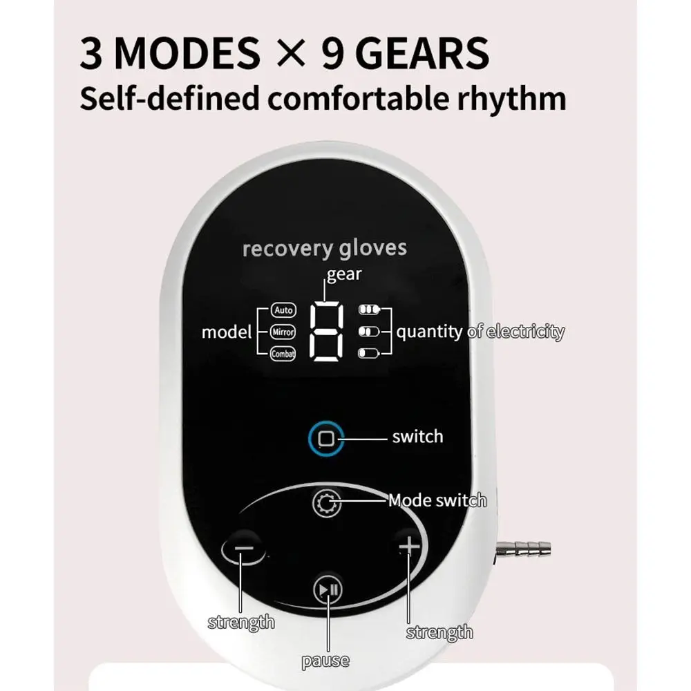 Five-Finger Rehabilitation Robot Gloves Electric Portable Finger Trainer Gloves Self-Care Rechargeable